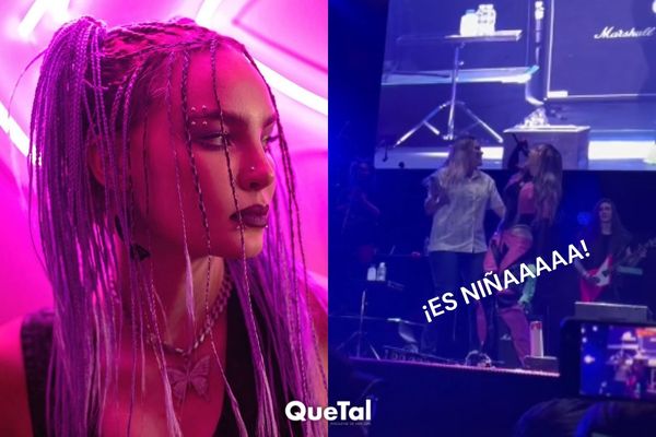 VIDEO | Belinda ayuda a fan y revela el sexo de su bebé en pleno concierto; llevará su nombre